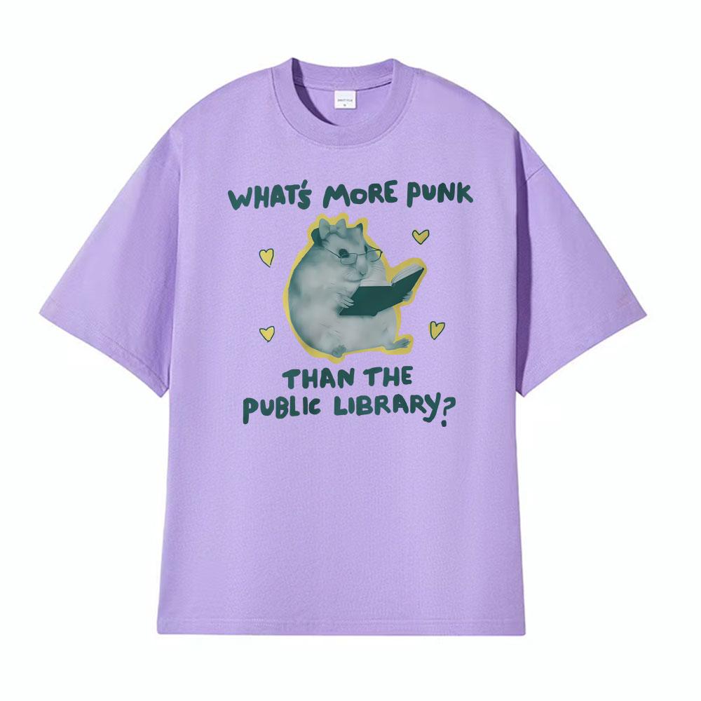 Zabawne Nauczyciel Publiczna Biblioteka Punk Unisex Mól Książkowy Graficzne Koszulki Mężczyźni Kobiety Moda Vintage Koszulka Wysoka Jakość Codzienna Koszulka