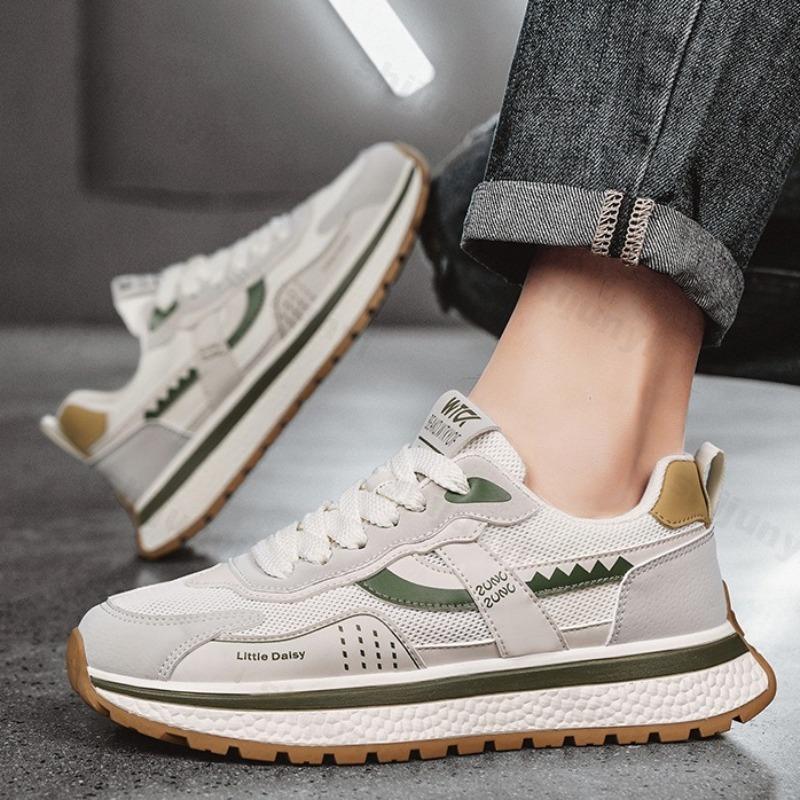 Fashion 2025 New Summer Men's Mesh Breathable Casual Sports Shoes Outdoor Walking Fashion Trend Comfortable Thick Soled Chunky sneakers