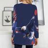 Womens Plus Size Long Sleeve Pocket T Shirt Loose Soft Casual Daily Leisure Blouse