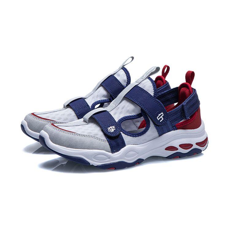 Li Ning Comfortable Breathable Sports Sandals Kids Footwear Blue Red YKCR084-5