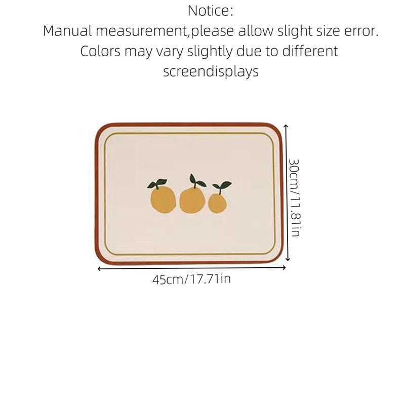 Household Printing Leather Meal Mats Oil Proof Waterproof Light Luxury Dining Table Mat American Style Heat Insulation Bowl Pad