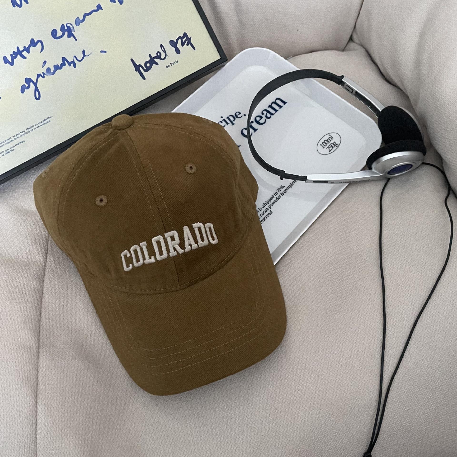 

Высококачественная полированная текстура мягкая верхняя бейсболка детская изогнутая козырек универсальная простая буква показать лицо маленькая кепка мужская прилив Adjustable хаки