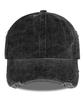 Chaebteo Standard Pigment Damage Ball Cap-Charcoal