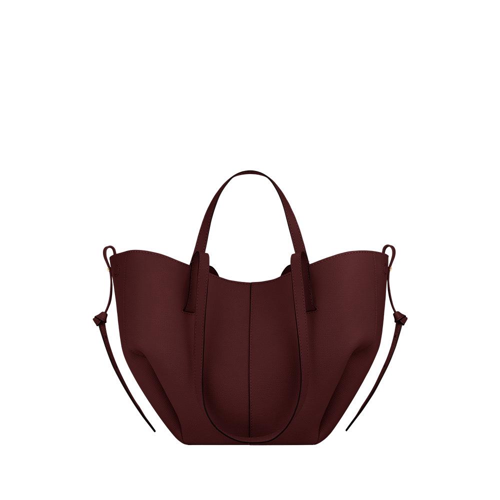 Kabelka crossbody z pravé kůže - Niche designová taška přes rameno, Velkokapacitní pro ženy