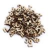 200pcs Brown Wooden Numbers Mixed Wooden Alphabet Wood Handmade DIY Wooden Letters  Craft Projects