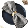 1/6/12pcs Metal Napkin Holder D-shaped Dinnig Table Decoration  For Wedding Birthday Party