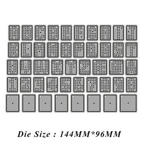 9-Style Metal Carbon Steel Letter & Number Knife Mold for DIY Cutting