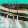 Stylish Woven Women's Belt In Coffee Black Khaki And Gray Casual Design For Fashionable Looks