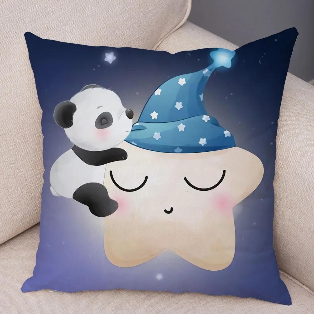 Cartoon Animal Lion Decorative Pillowcase Office Living Room Car Ornaments Home Pillowcase