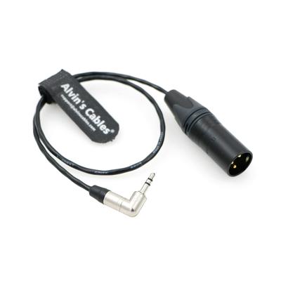 Alvin's Cables Timecode Cable for Sony FS7, FS5, and Canon C100 Cameras from Tentacle Sync, 3.5mm TRS To XLR 3-Pin Male Connector, 45cm/18 Inches