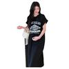 New Korean-style Short-sleeved T-shirt Dress for Women, Loose and Casual, Plus-size Small Flying Sleeve Slit Dress, Long Dress for Summer