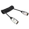 12V Professional 7Pin Cable Tow Harness Coupling Trailer Car Spring Plug EU Style