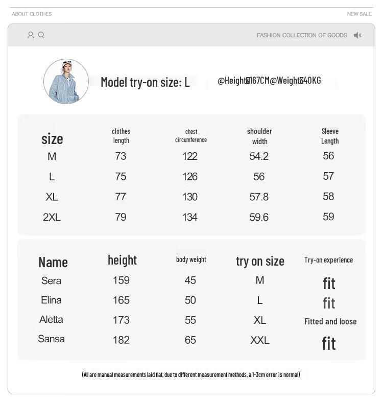 ICH MODE Women's Retro Striped Long-Sleeve Shirt