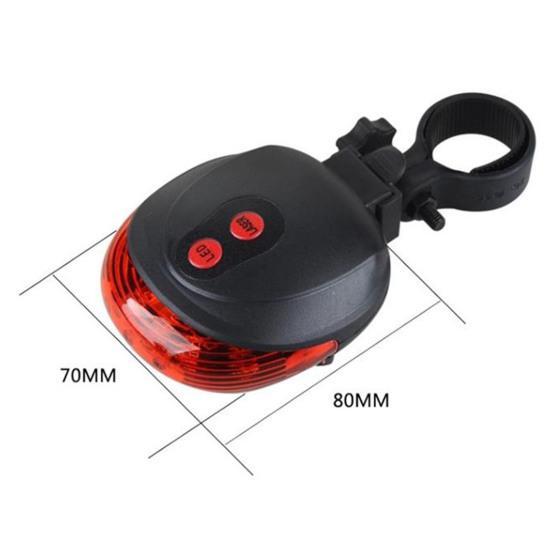 Lumină Spate Bicicletă LED Intermitentă Linie Paralelă Lampă de Avertizare Siguranță Bicicletă Montană