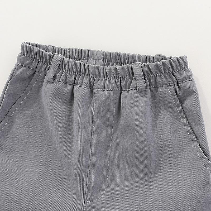 Kids Academy Style Solid Color Formal Suit Long Pants For Boys And Girls