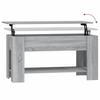 Coffee Table, Grey Sonoma Oak, 101x49x52 Cm