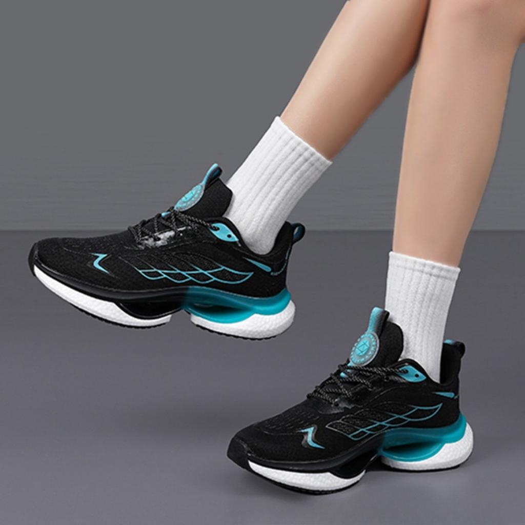 Módní ležérní sportovní obuv, šněrovací lehká běžecká obuv, prodyšná a pohodlná dámská obuv