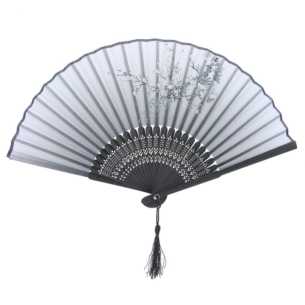 

Folding Bamboo Hand Tassels Fan Summer Hot Day Cooling Tool Prop Gift DecorationType 1