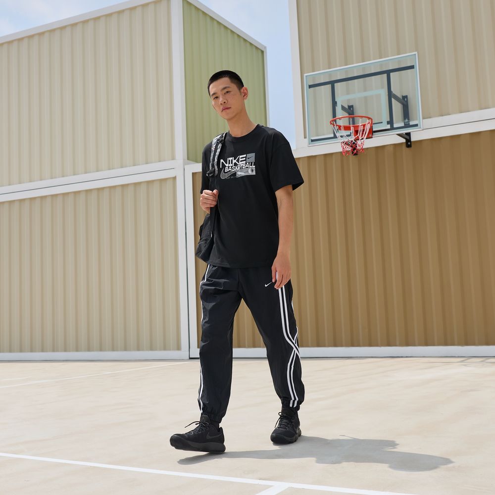 Herren Nike Herren Jogginghose mit mittlerer Leibhöhe Schwarz