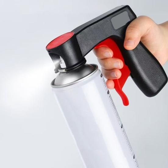 Spruzzatore Portatile per Pittura Spruzzatore Ergonomico Grilletto Vernice Manico Ausiliario Strumento Manico Bomboletta Spray Applicatore Pellicola Spray