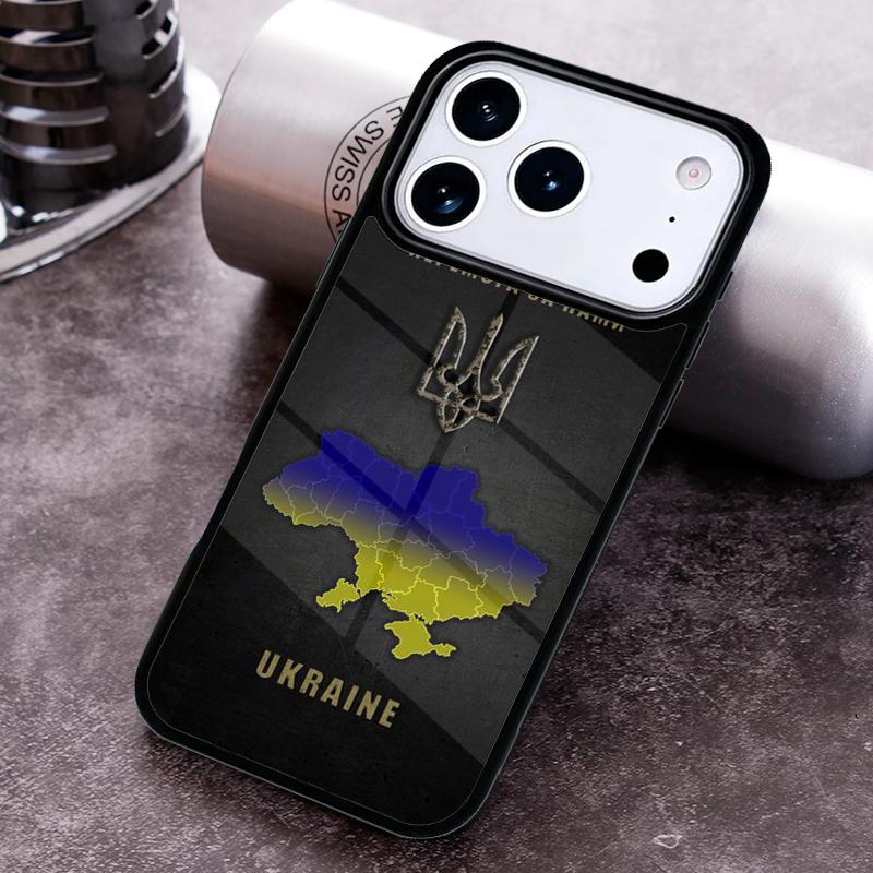 Grungy I Love U=kraine Heart Flag Phone Case for iPhone 17 16 15 Pro Max Air 14 13 12 11 Plus Shockproof Cover