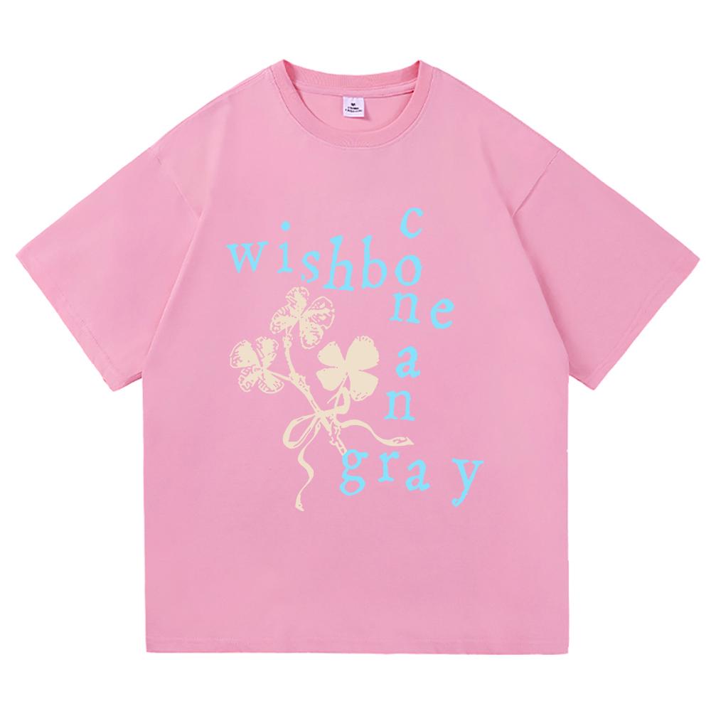 Lucky Charm Collage TShirt Wishbone Album Conan Gray Kid Krow 2025 Menwomen Clothing Harajuku High Quality Tops Cotton TShirts