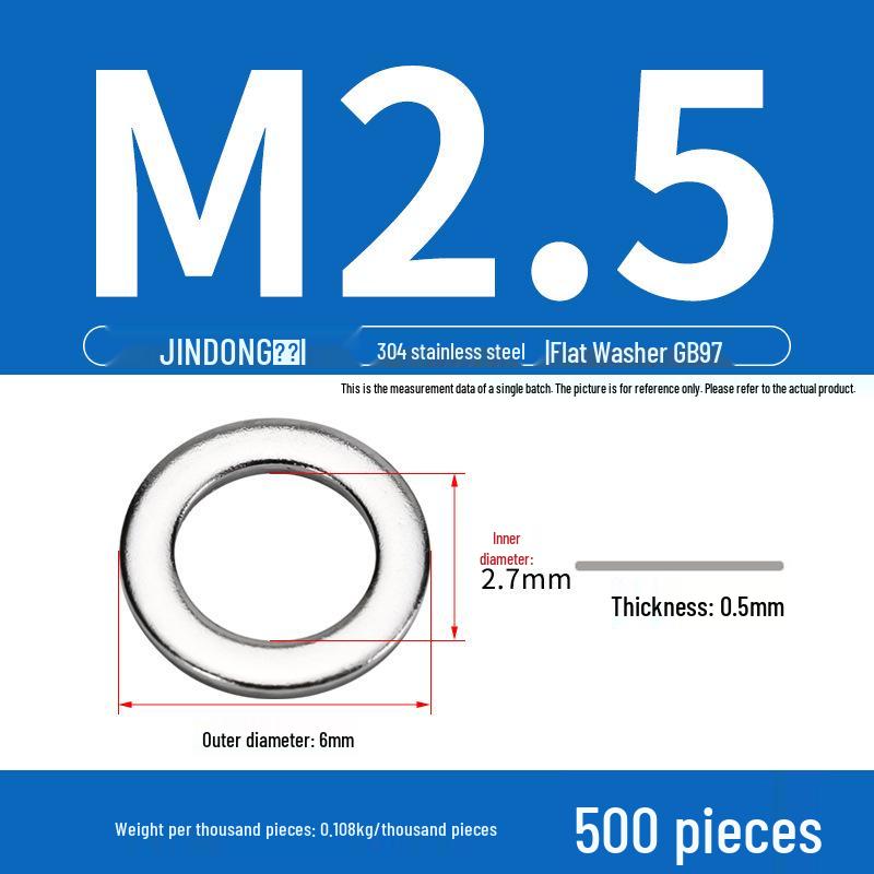 Stainless Steel 304/201/316 Oversized Thick Flat Washer Gasket Screw Washer GB97/GB96