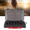 Multifunction PVC Double Layer Lure Tool Storage Box Fishing Bait Accessory GrayLure Box