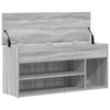 Shoe Bench Grey Sonoma 102 X 30.5 X 45 Cm Particleboard