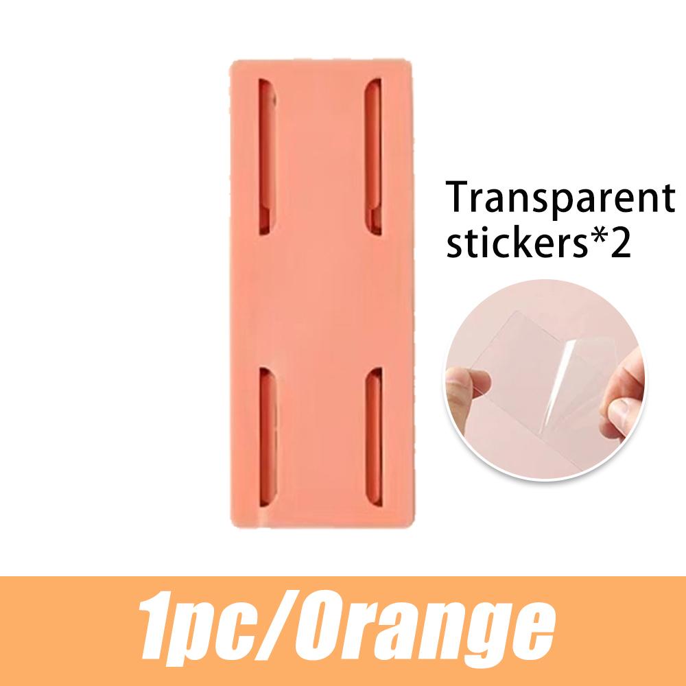 Wall-mounted Plug Fixer Holder Self-adhesive Sockets For Cable Wire Organizer Seamless Cable Sockets Holder To Home Appliance