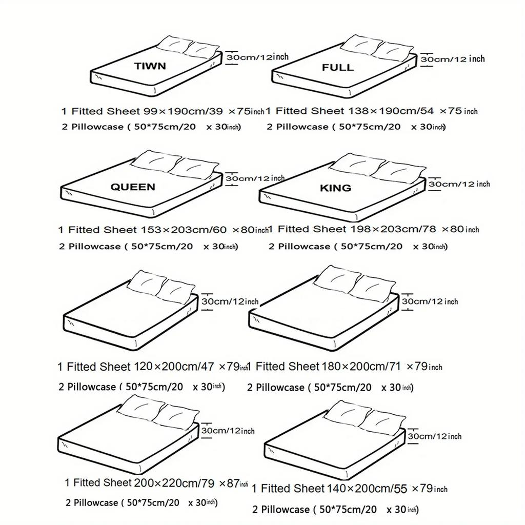 1PC Cute Unicorn Bed Sheet Rainbow Soft Digital Print Fitted Sheet Without Pillowcase Halloween Decor Gift For Kids Bed Linen