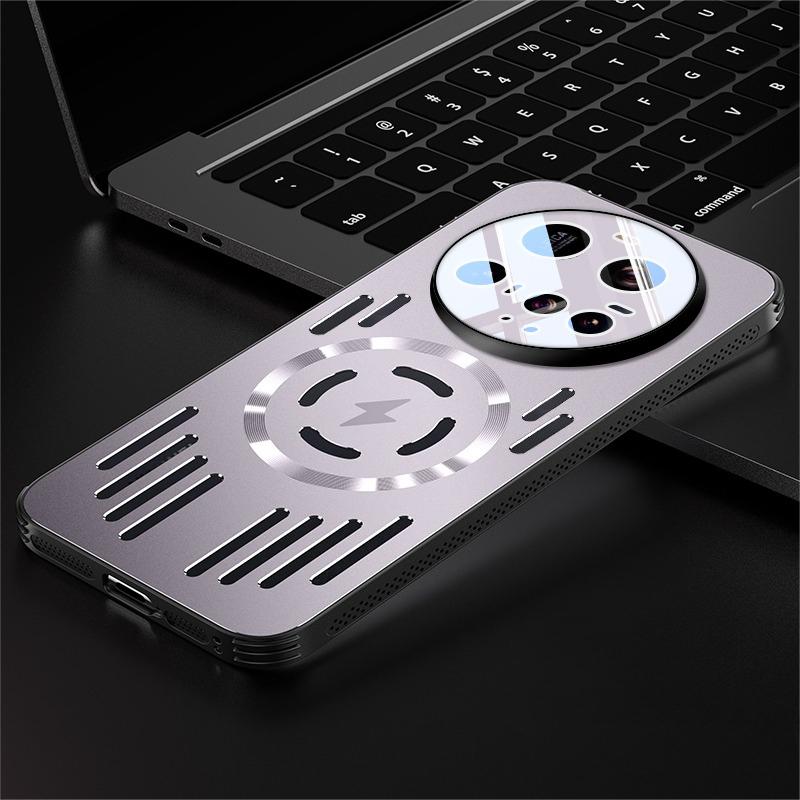 Metalowe magnetyczne etui z odprowadzaniem ciepła do Xiaomi 15 Ultra 15Pro Mi 14 Pro 13 Pro Odporne na wstrząsy zderzak ze stopu aluminium Twarda osłona