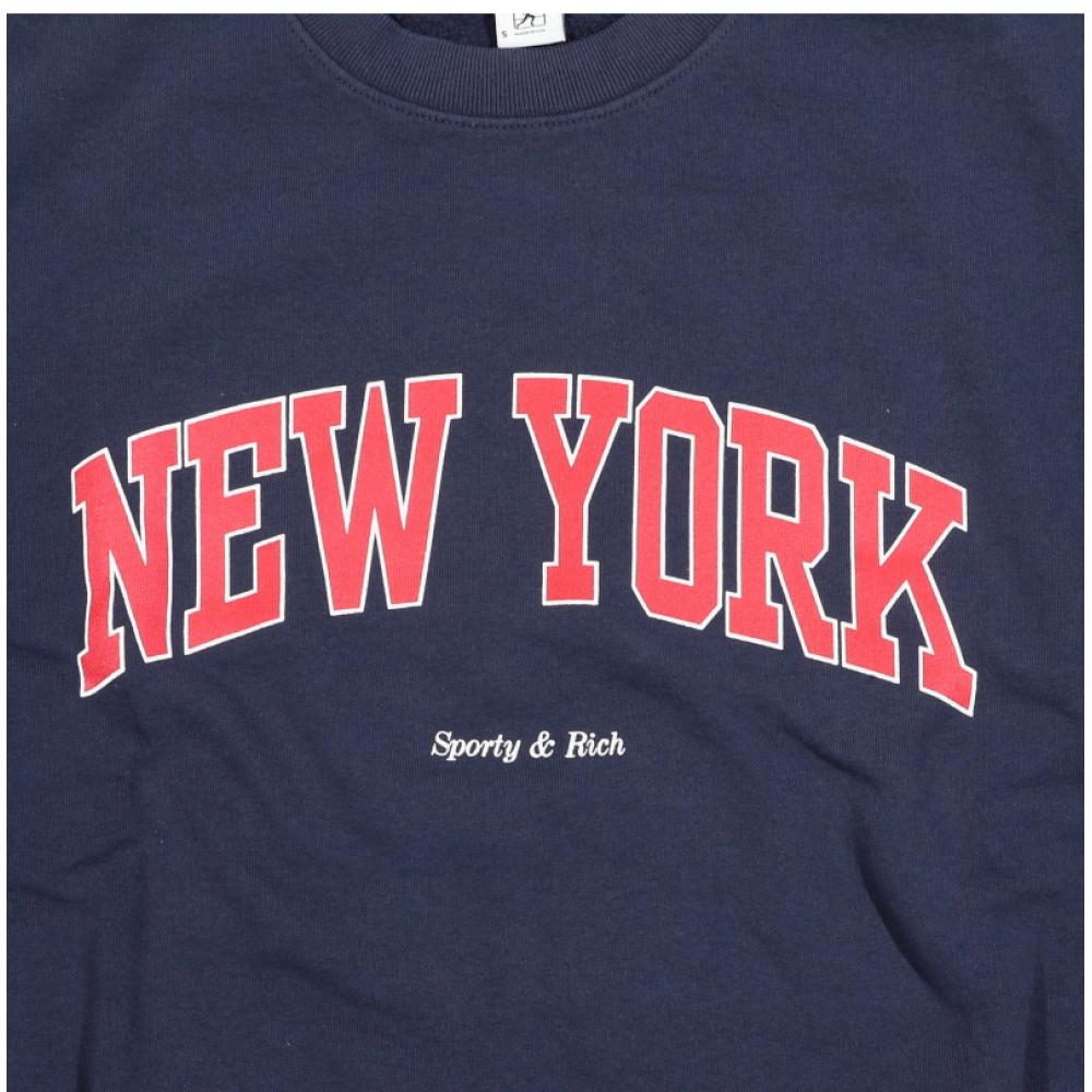 Sporty   Rich Sweatshirt New York Ivy St071606304bl106