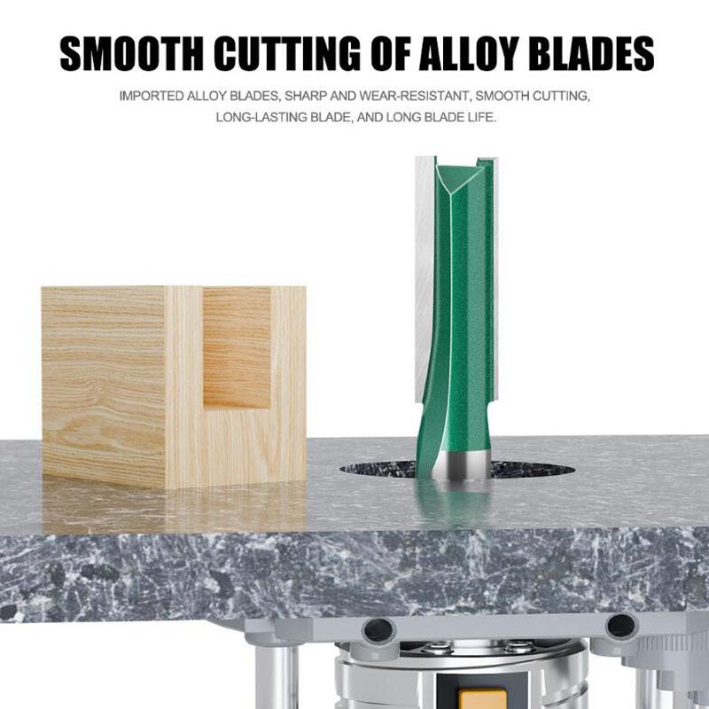 Straight Woodworking Router Bit Set Carpenter Milling Cutter 1/4″ 5/16″ 3/8″ 1/2″Cutting Diameter 6mm 6.35mm Shank