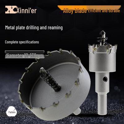 Hartmetall Edelstahl Lochsägensatz: 102-120mm Bohrer für Metall- und Eisenplatten