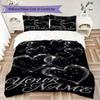 Custom Name Elegant Butterfly Lace Bedding,Quilt Set Quilt Cover Pillowcase Home Birthday Gift(1 * Duvet Cover + 2 * Pillowcase, Without Core)_lx