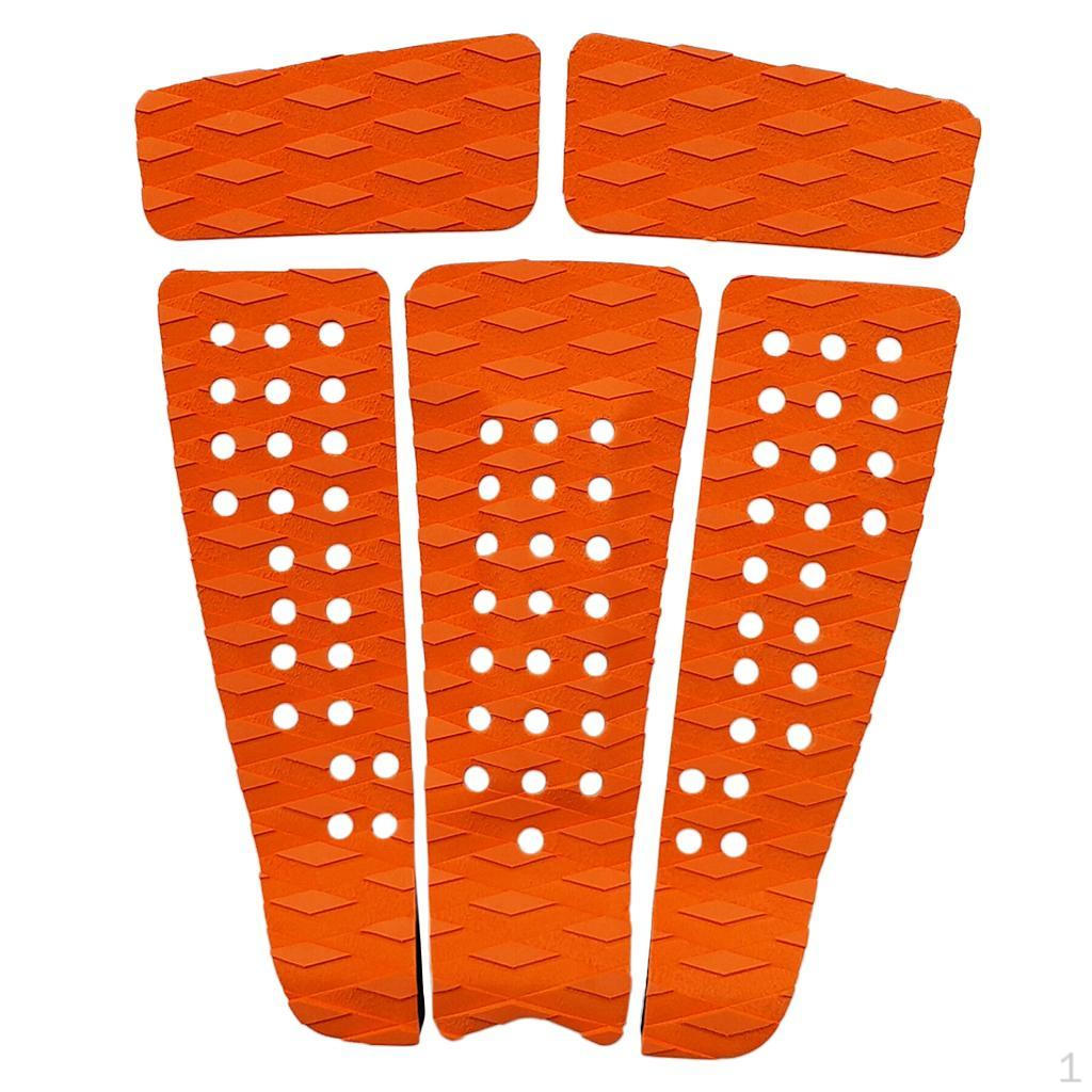 5Pcs/Set Surfboard Traction Pad Deck Skimboard/Kiteboard/