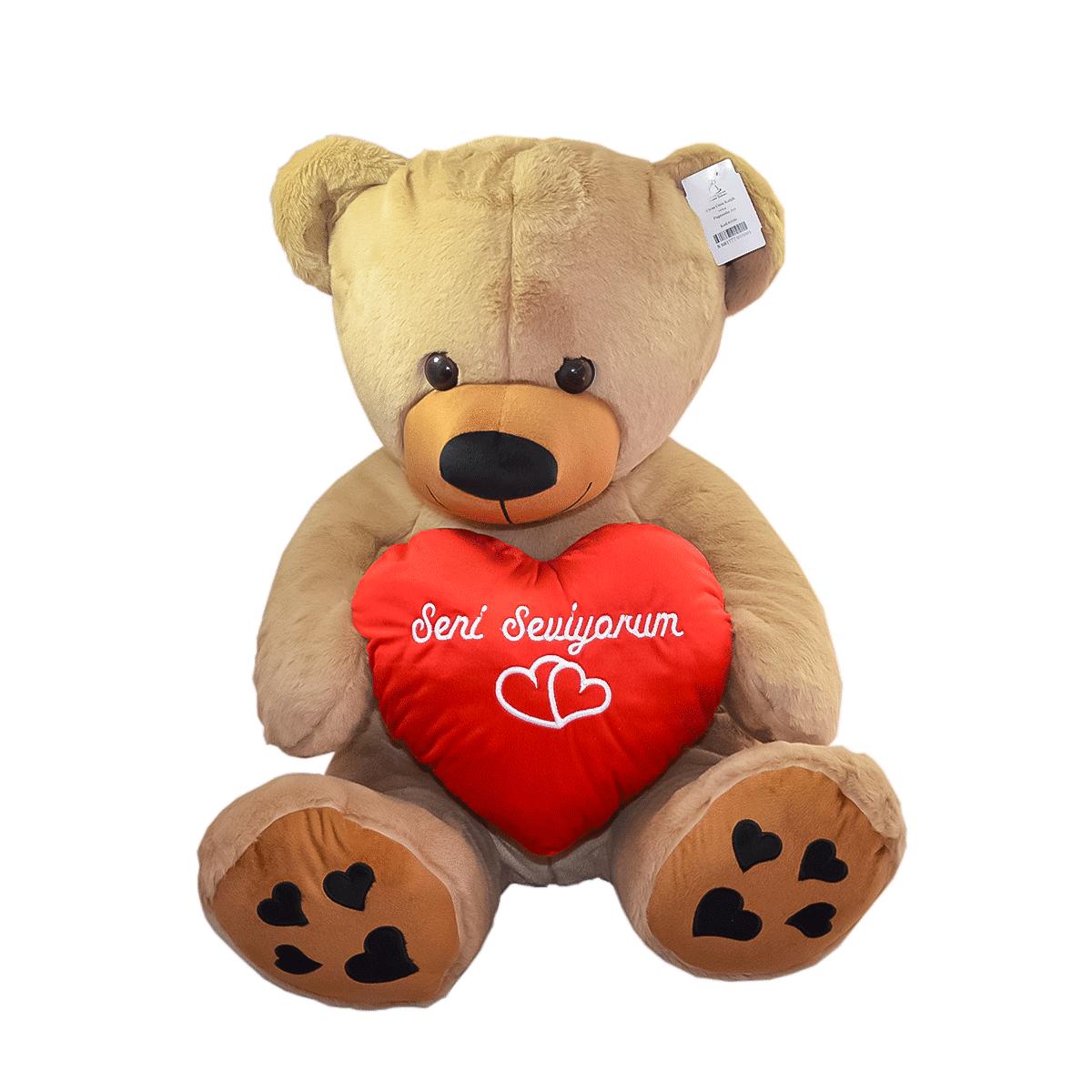 

9109 85 CM Önü Kalpli Ayı