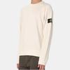 STONE ISLAND Logo Patch Crew Neck Long Sleeve Sweatshirt Men Sweatshirt Beige K1S156100023S0121-V0093