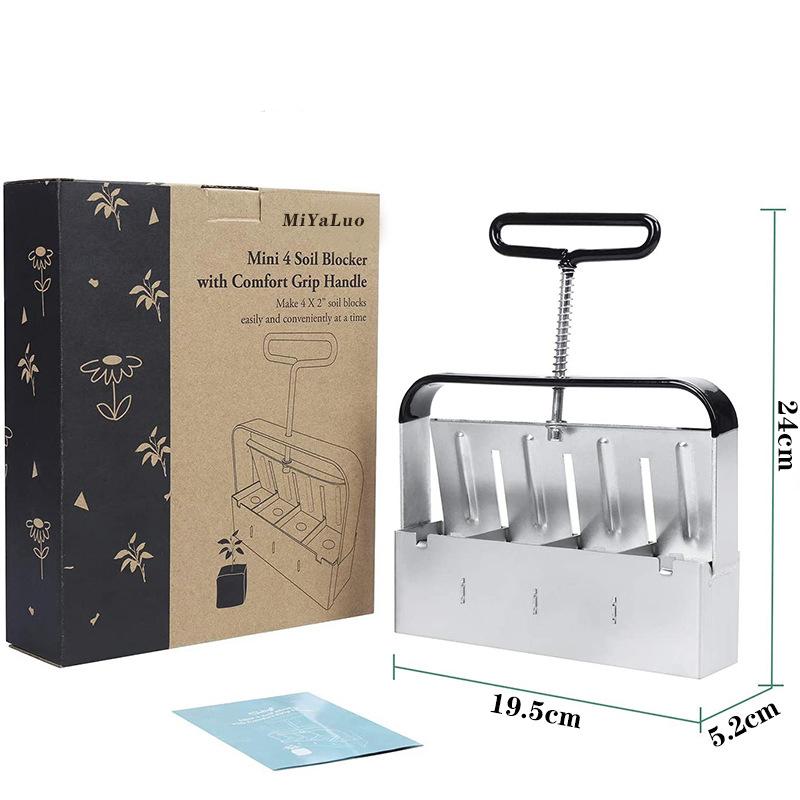 

Ручной формирователь почвенных блоков для рассады 2 дюйма Прочный и экологичный для подготовки сада, рассады, черенков, теплицы