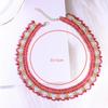 [HF]Hot Antiquity Chinese Style Beads Necklace Hanfu Accessories Ethnic Style Horse Face Skirt Decorative Jewelry Gift