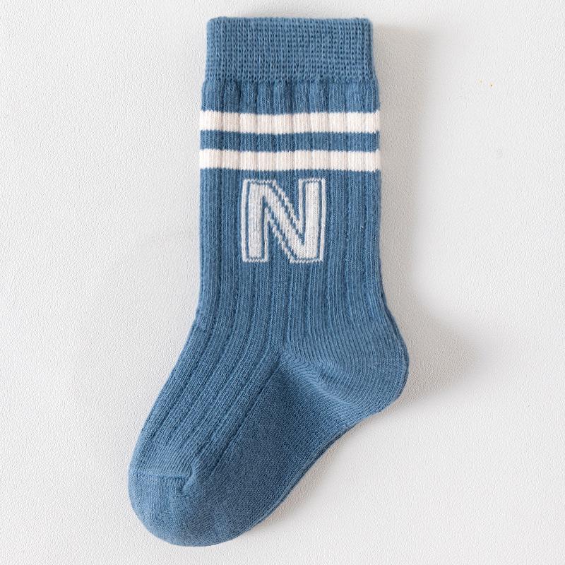 Spring & Autumn Mid-Calf Socks for Newborns and Toddlers (0-3 Years) - High-Quality Cotton, Boys & Girls