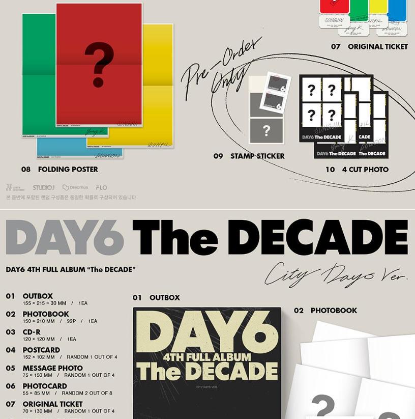 DAY6 4-й полноформатный альбом The DECADE – K-POP альбом