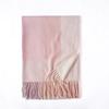 Soft Acrylic Plaid Scarf Women Winter Warm Shawl With Fringe Casual Chic Accessory