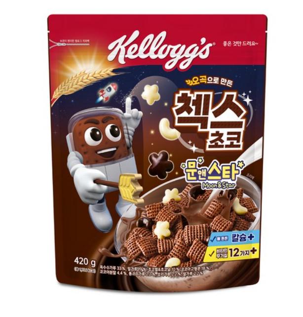 Chex Choco Multigrain Cereal 570g + Korean Snack Pack Assortment (4 Types)