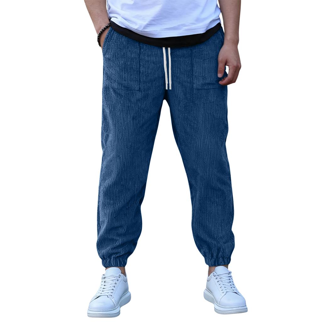 Men's Loose-Fit Stretch Corduroy Lightweight Breathable Pants