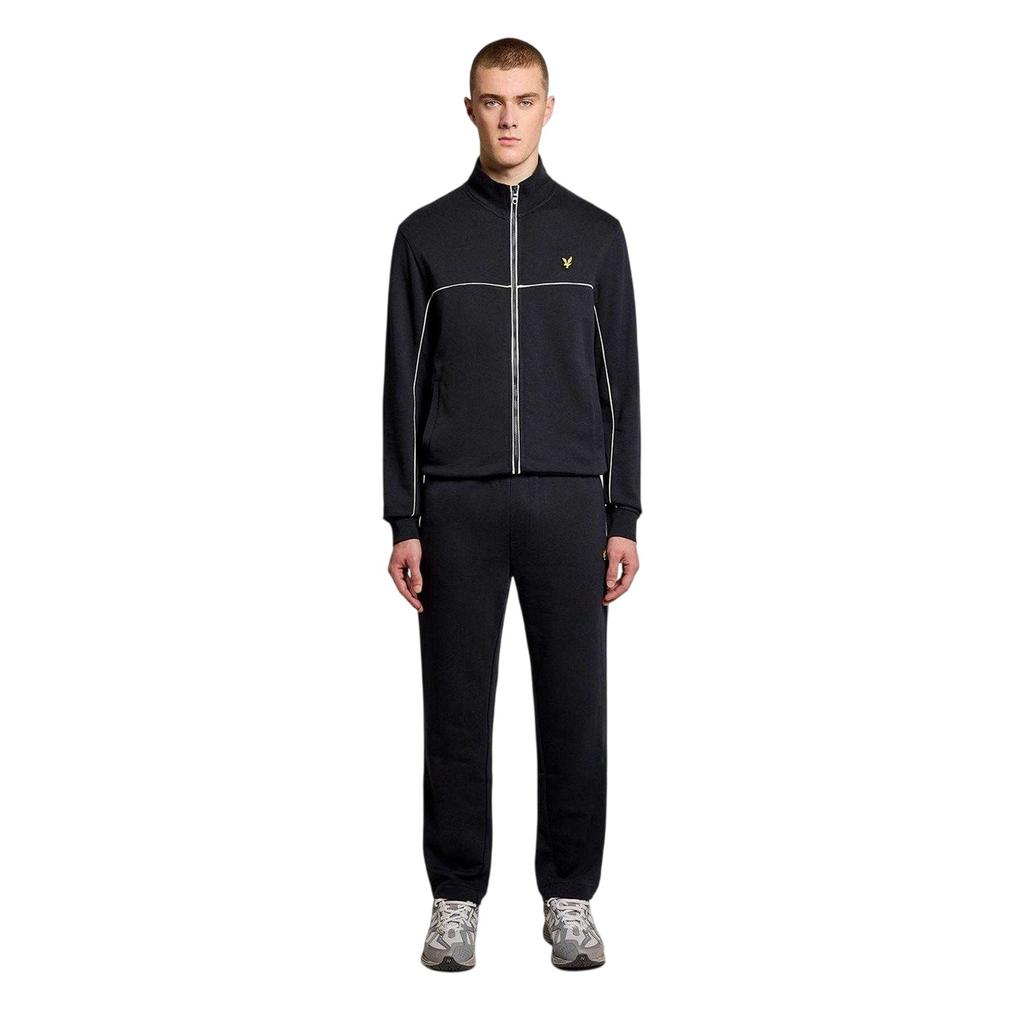Lyle & Scott Herren Trainingsanzug Oberteil mit Paspeln