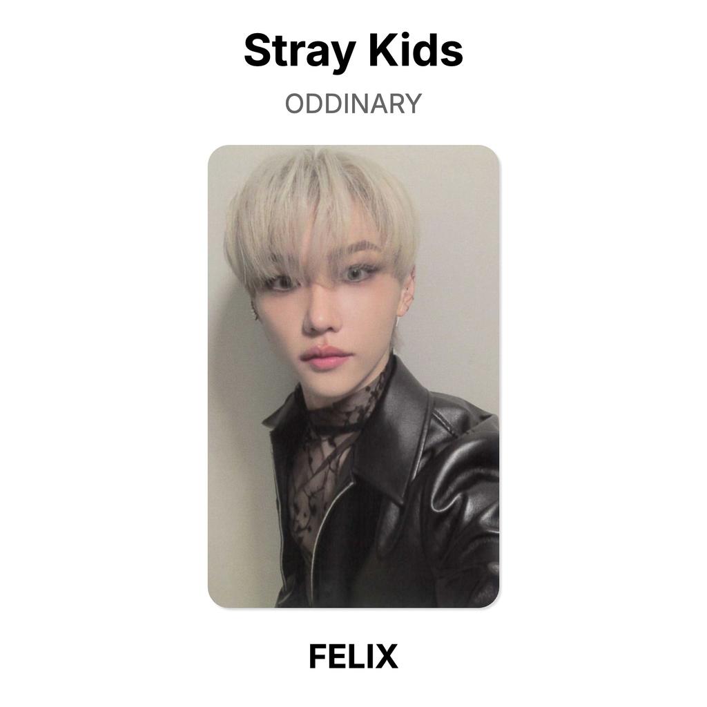 Stray Kids ODDINARY Official Photocard