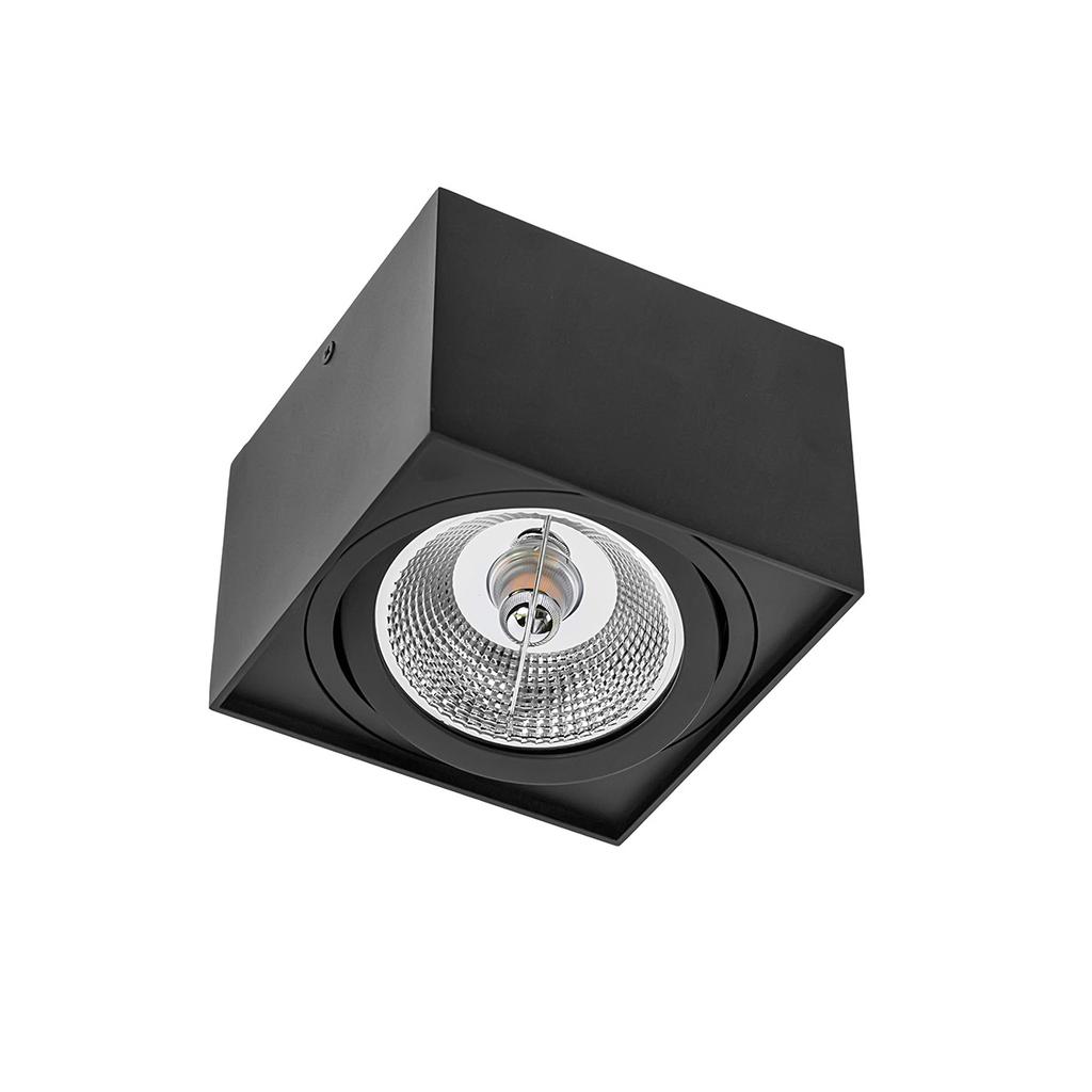 Fat Cube Black Surface-Mounted Ceiling Light - Dessi Home Illuminations