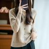Women S Plus Size Loose Hooded Long Sleeve Knit Cardigan Sweater